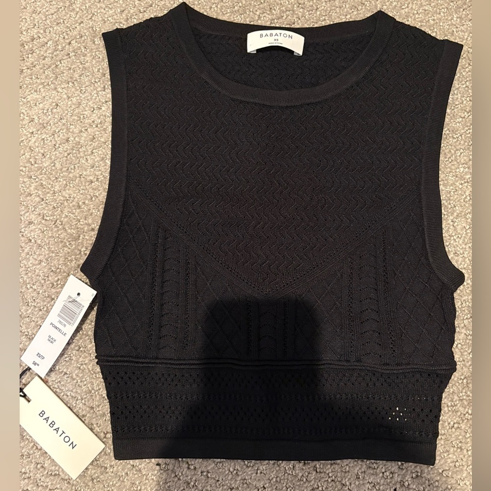 Babaton pointelle top